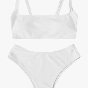 White bathing suit